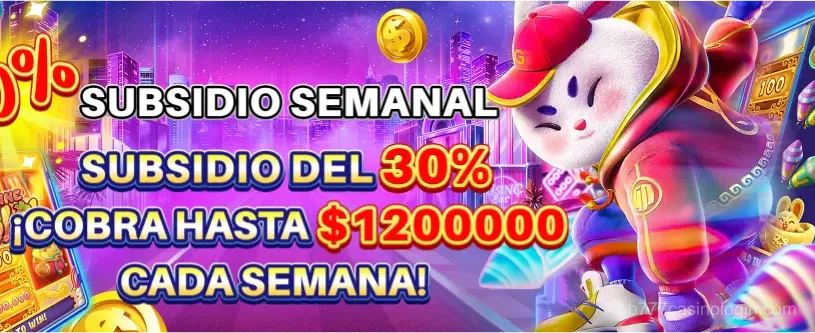 Bonificación de depósito del 100% en b777 casino